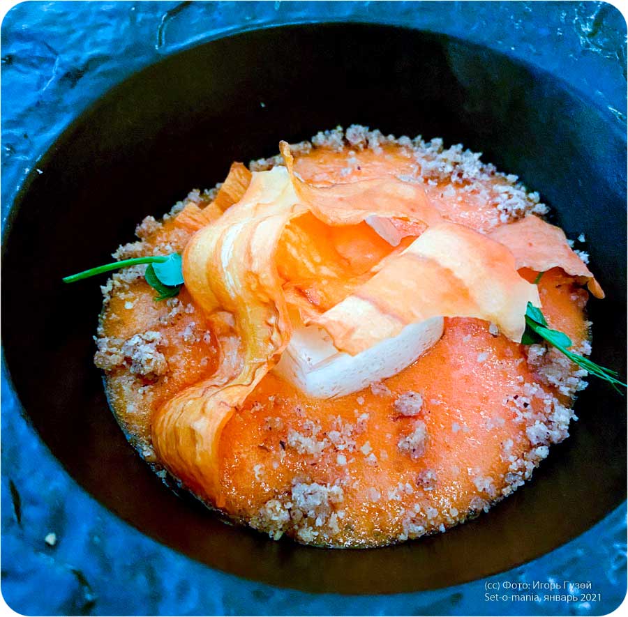 `Нежность. Морковный мусс` в `Турандот` - фото блюда
