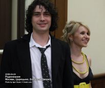 Ведущий Русского Радио Дмитрий Оленин и Галя Корнева - фото